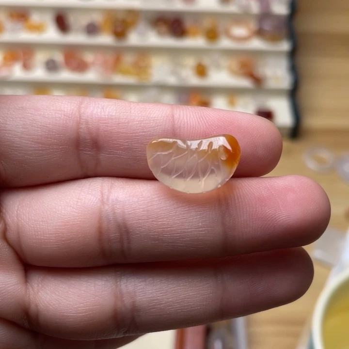 玛瑙/玉髓天然玛瑙橘子瓣不换不退未镶嵌