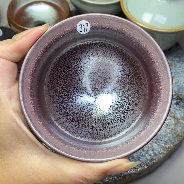 茶盏建窑建盏柴烧主人杯