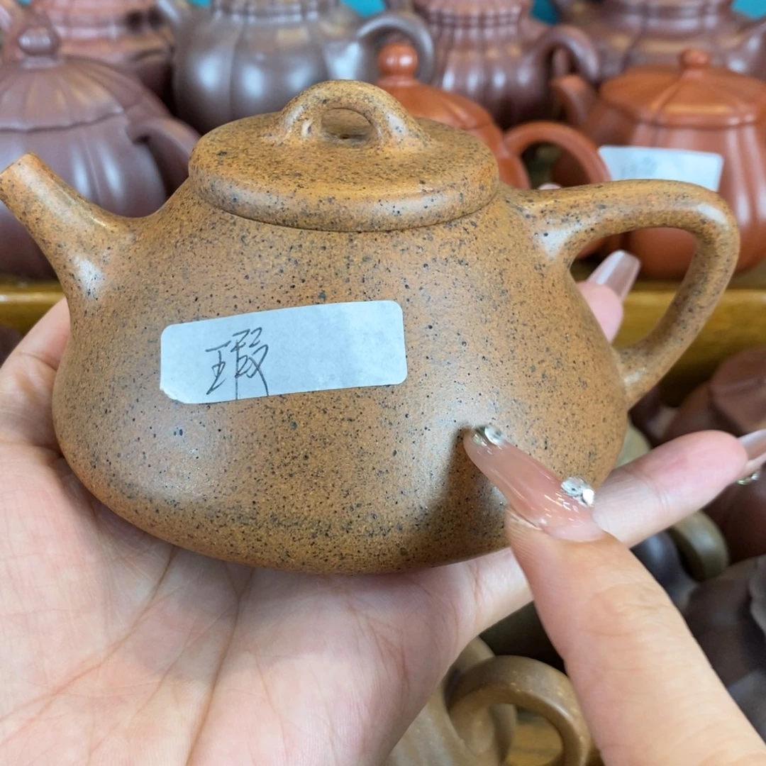 茶壶紫砂原矿泥料手工壶直播间