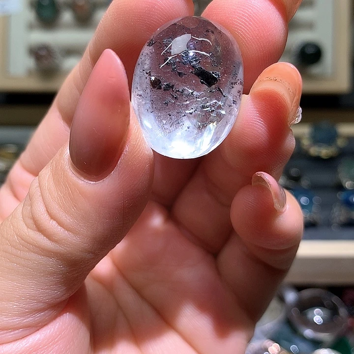 E***a银S925镶嵌戒指水晶水晶