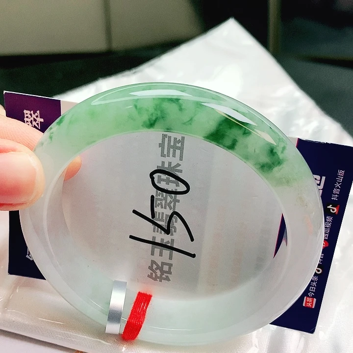 翡翠未镶嵌手镯缅甸天然a货翡翠手镯