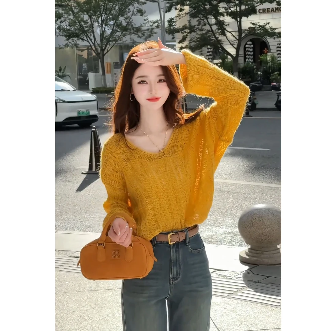 2025秋季新款慵懒风甜美减龄百搭宽松超好看上衣裤子两件套