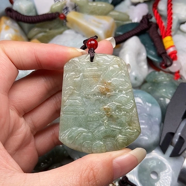 未镶嵌挂件翡翠翡翠