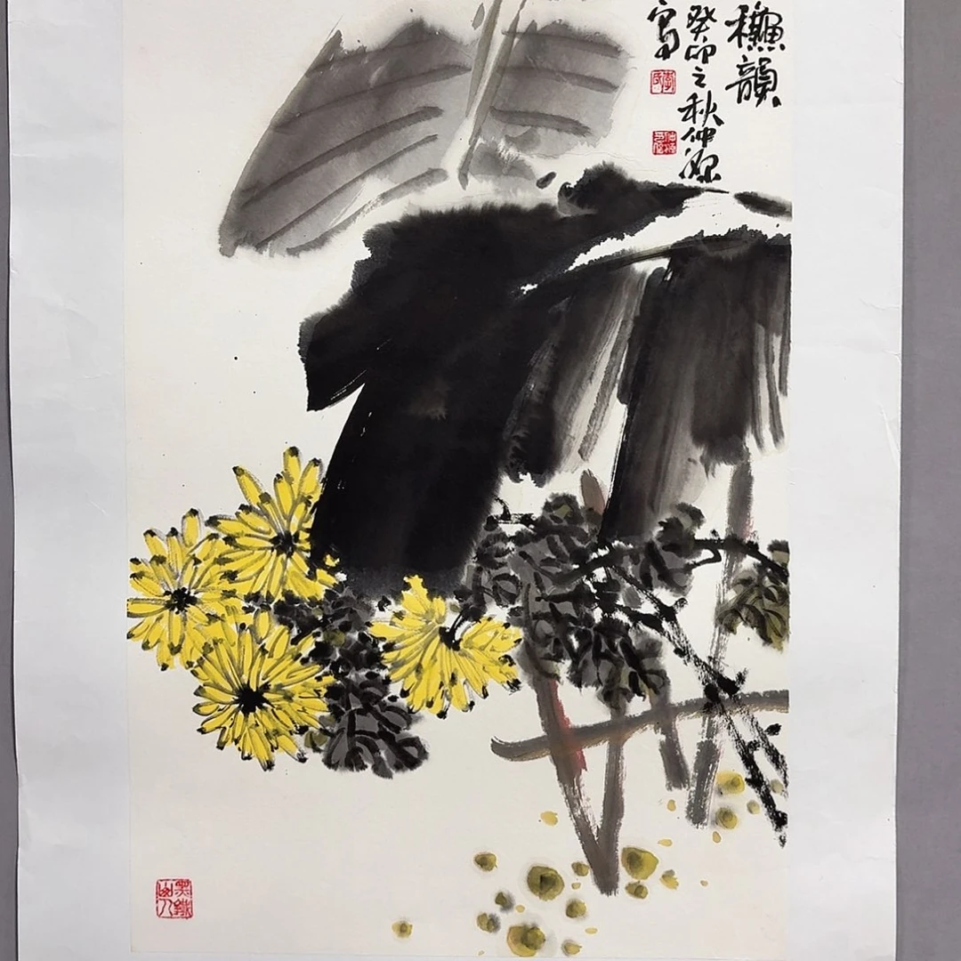 国画亲笔手绘放心去藏