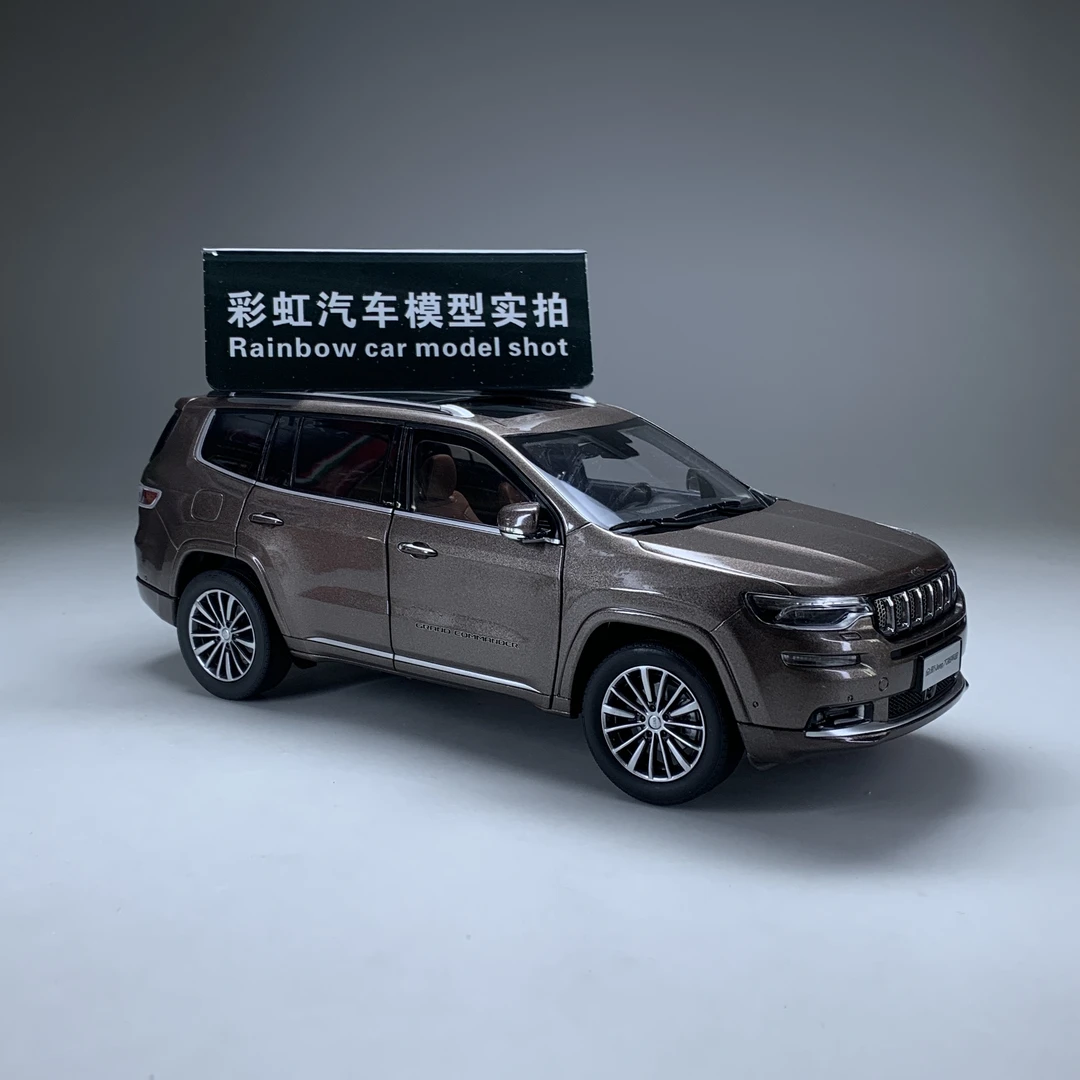 【正版授权】JEEP大指挥官合金全开1:18汽车模型礼品摆件