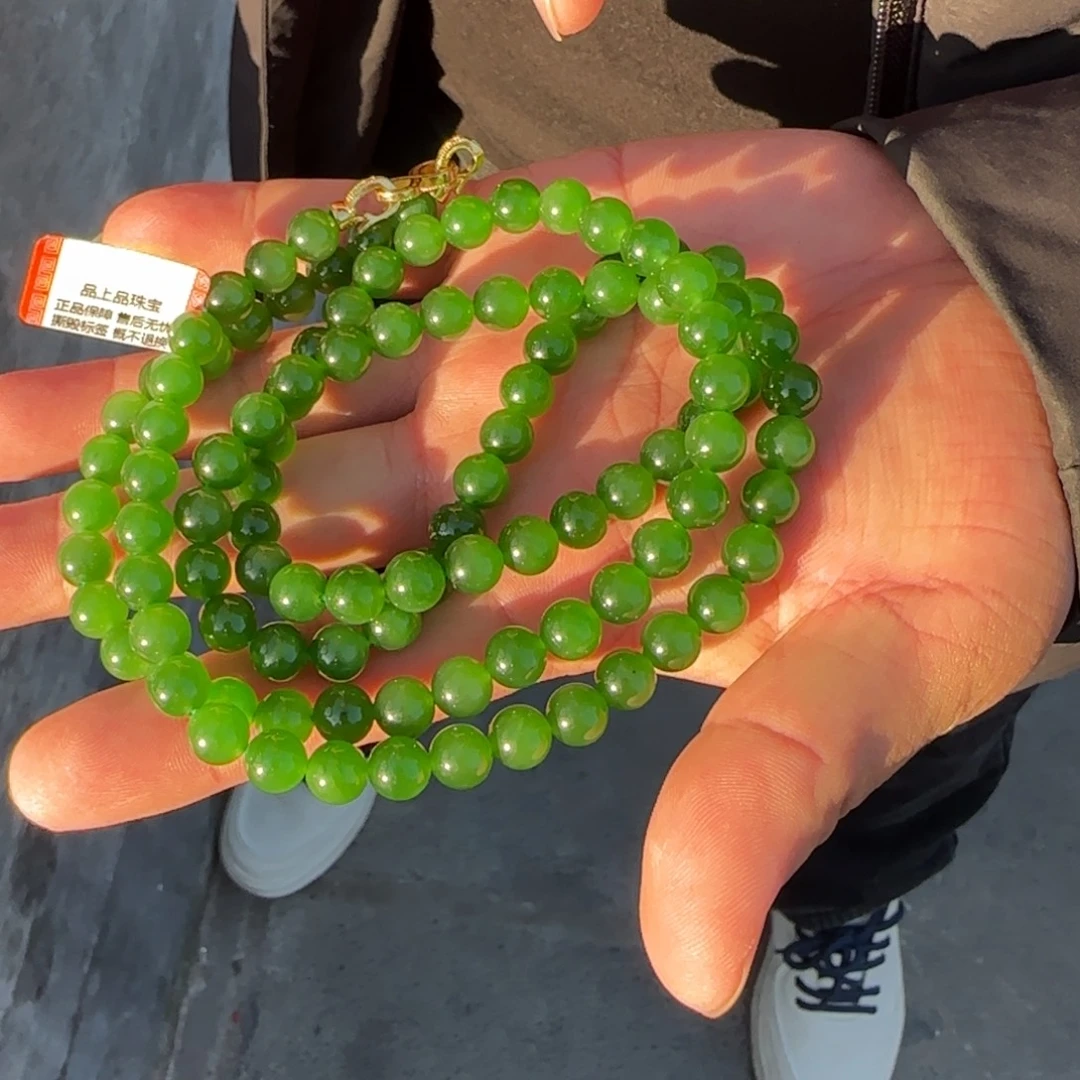 用***9和田玉未镶嵌颈饰