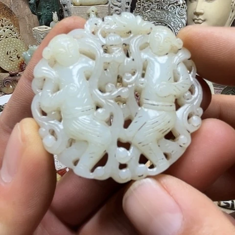 和田玉（糖玉）未镶嵌颈饰