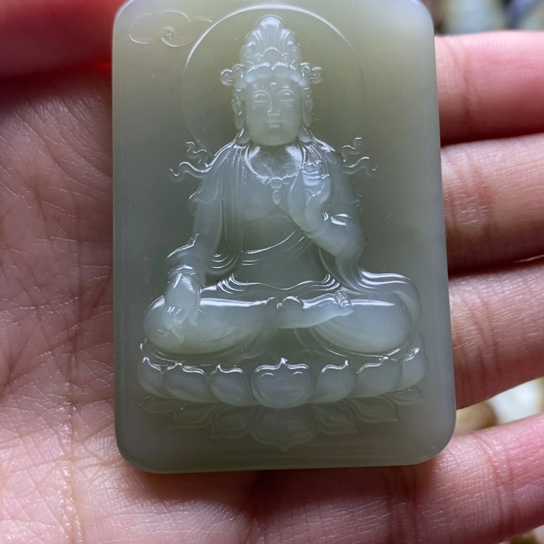 吊坠(不含链)未镶嵌和田玉（糖玉）