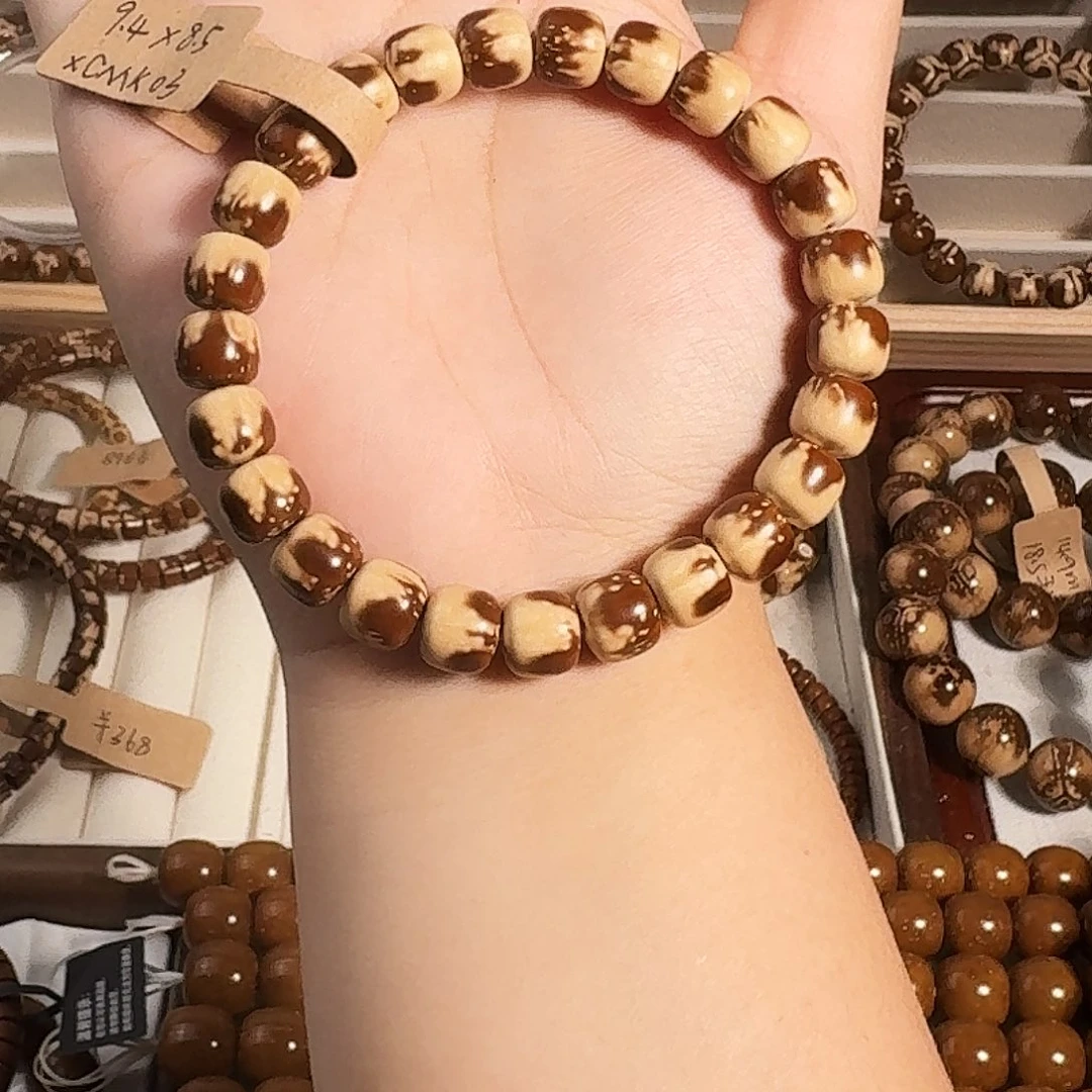 手串紫金鼠9.2*8.2香草摩卡实心紫金鼠老型眯眯眼大精品