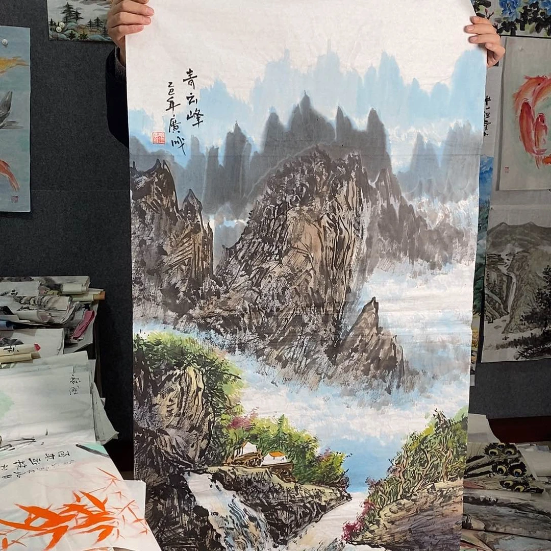 国画手写手绘国会作品36