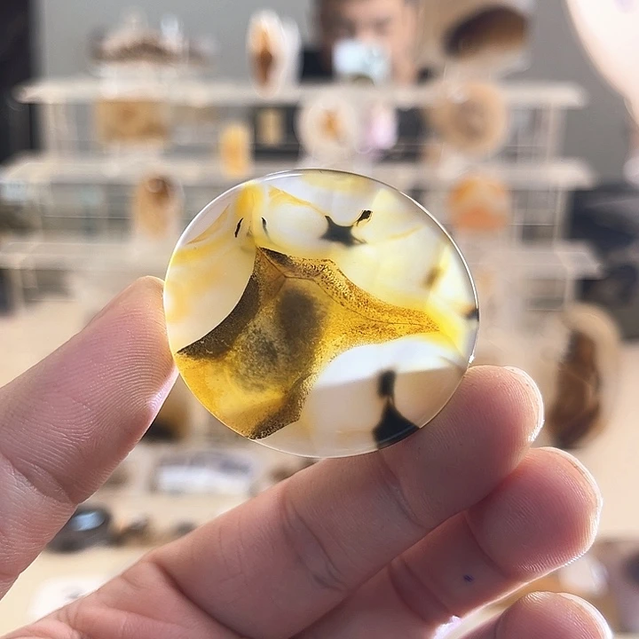 玛瑙/玉髓未镶嵌吊坠(不含链)