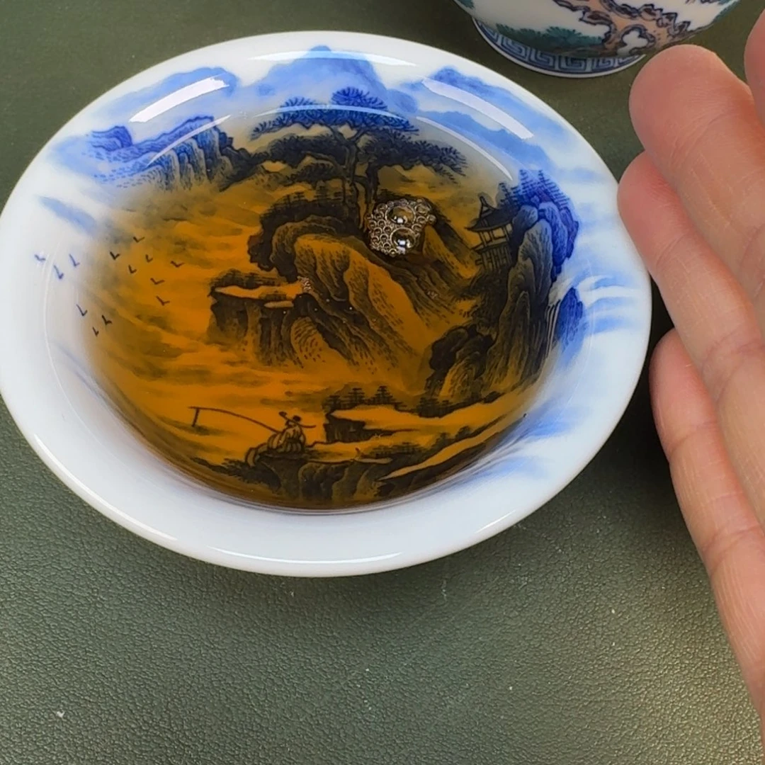 陶景德镇纯手绘茶具圆圆286