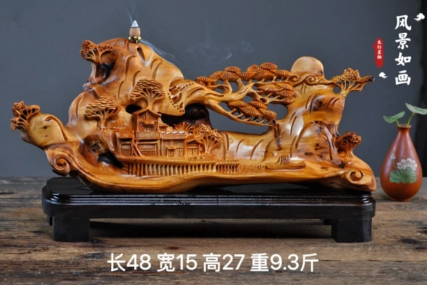 太行崖柏根雕摆件弥勒佛达摩财神观音天然随型木雕雕件礼品工艺品