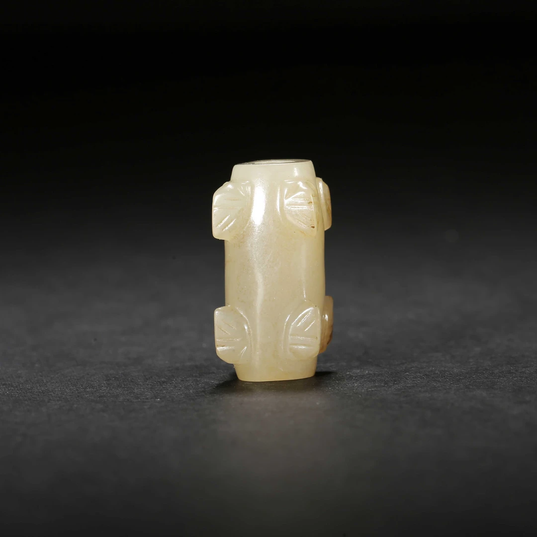 明代/白玉蝉纹勒/JSK25041687/收藏/【济文阁】