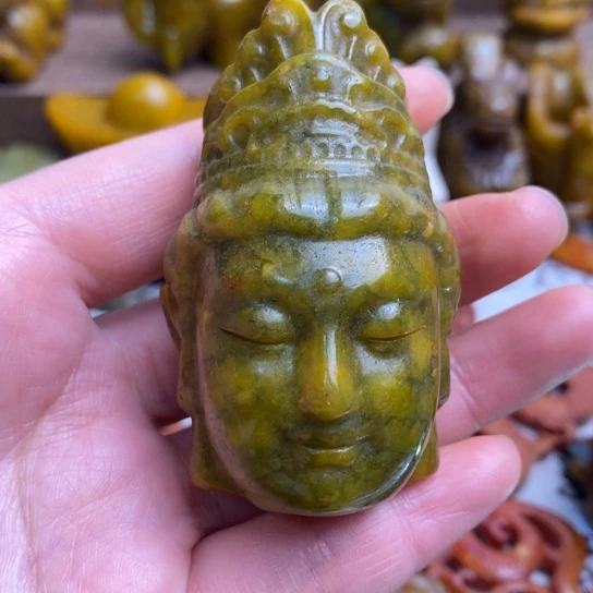 蛇纹石玉未镶嵌颈饰85