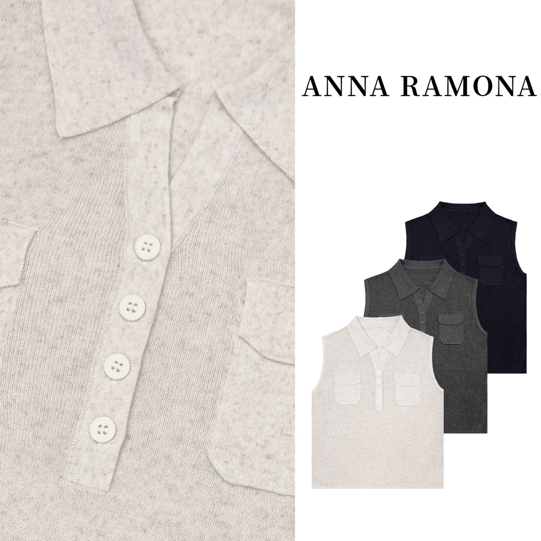 【ANNA RAMONA】天丝亚麻背心