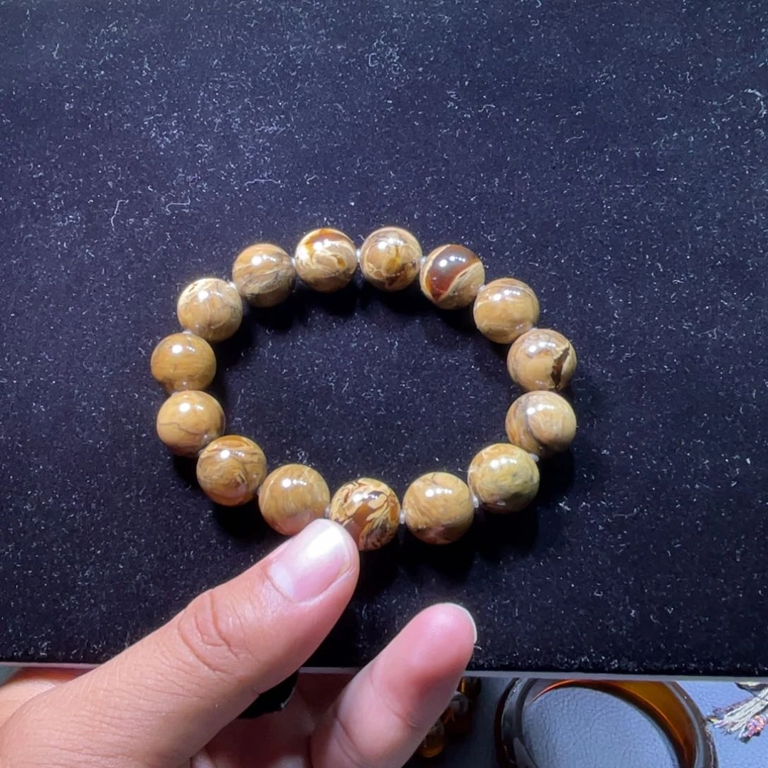 未镶嵌琥珀手串缅甸琥珀妖花溶洞蛋黄手串14+规格
