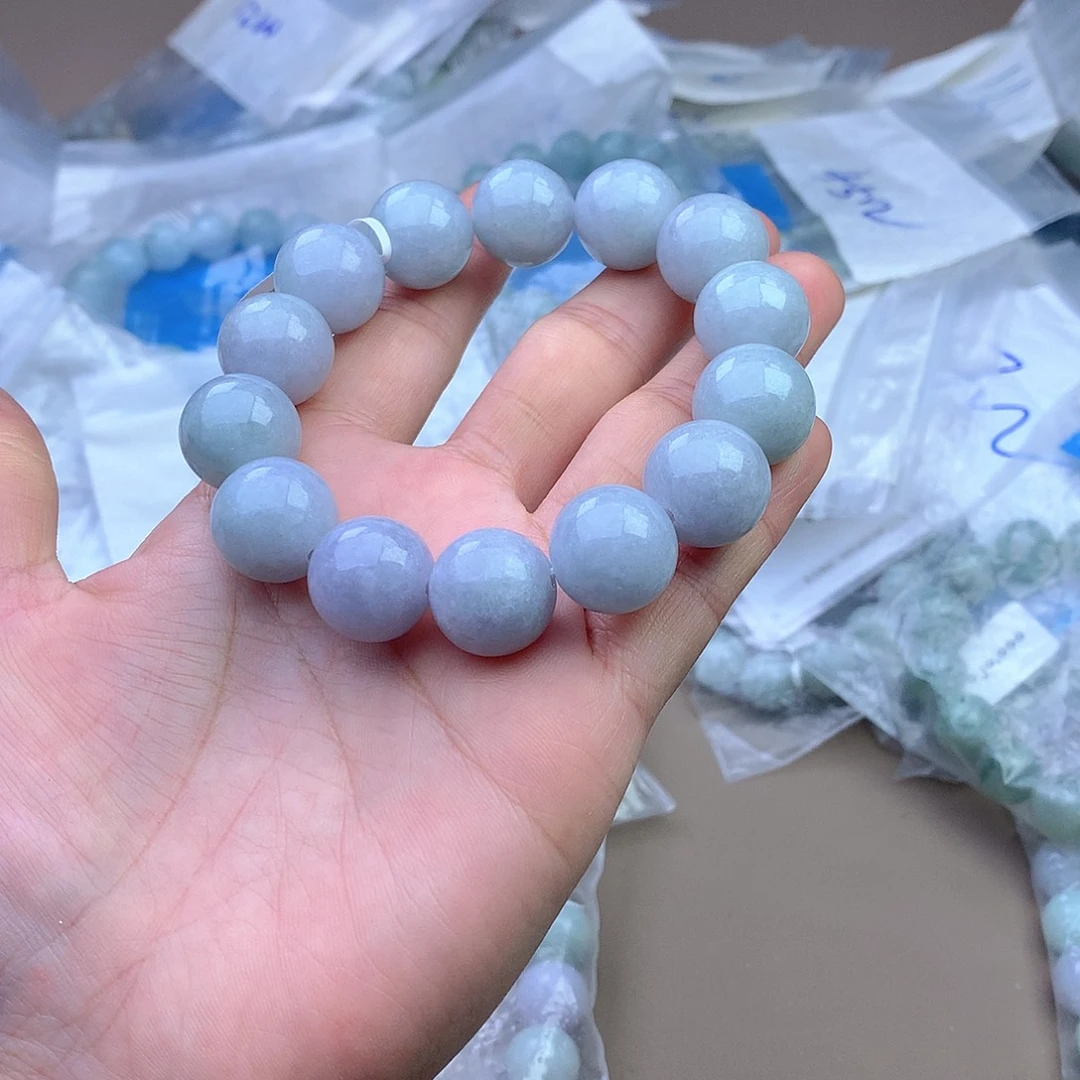 未镶嵌手串定制翡翠