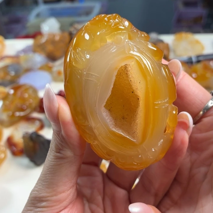 玛瑙/玉髓未镶嵌吊坠(不含链)