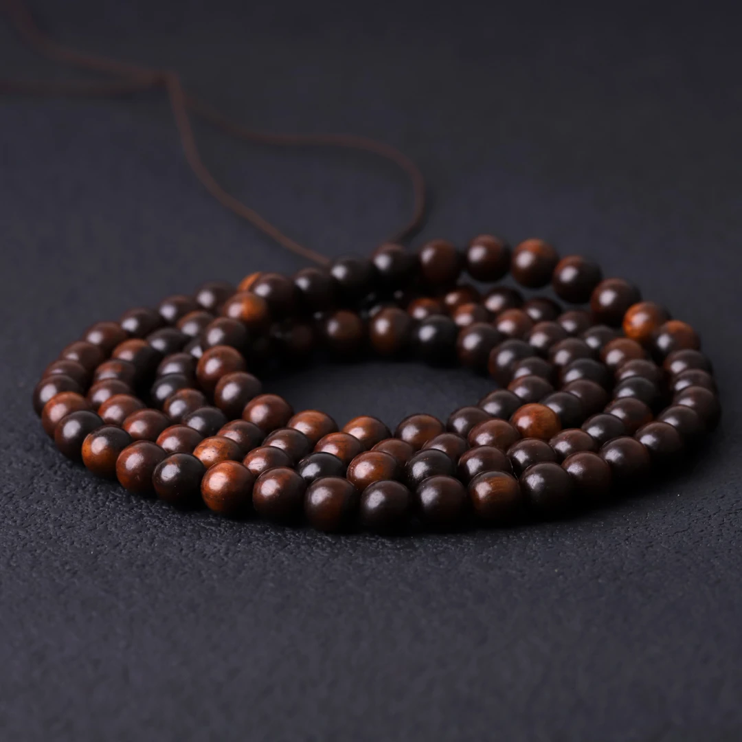 S2249 小叶紫檀108文玩成品木串长串(多样性发其一)