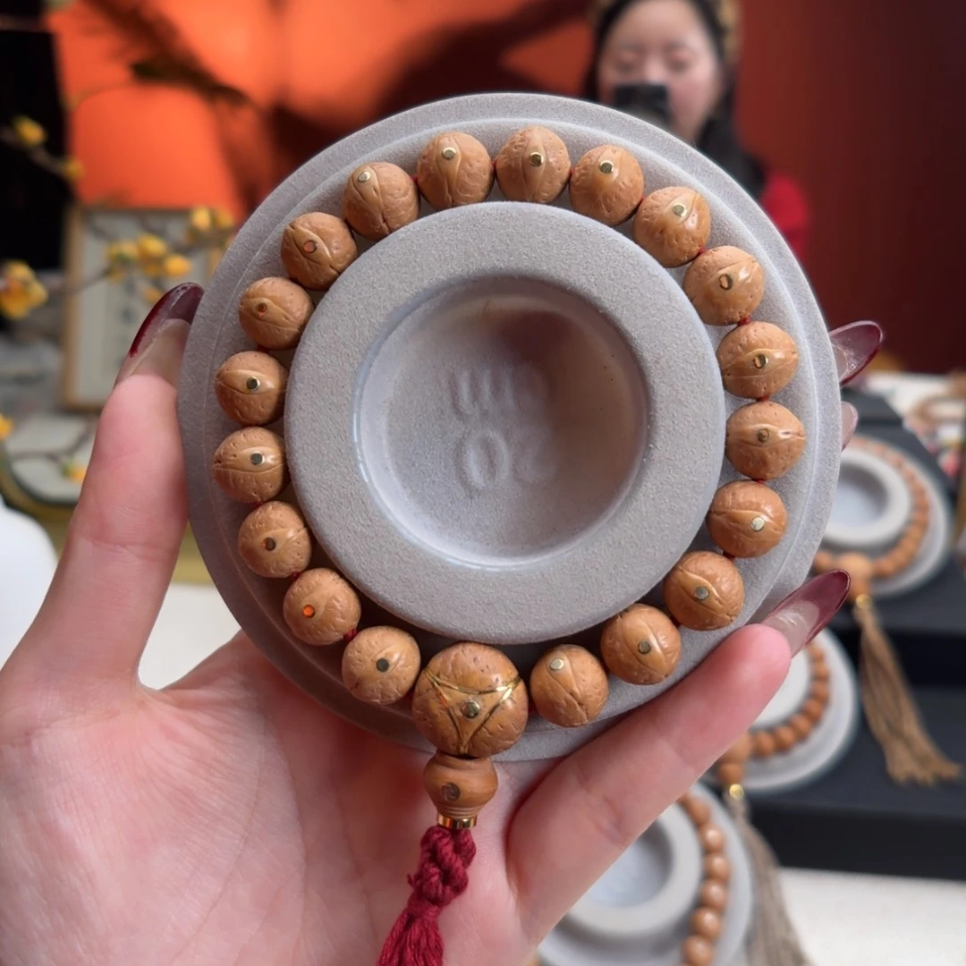 凤眼菩提手串12.5mm铁籽单圈铜钉新籽福利