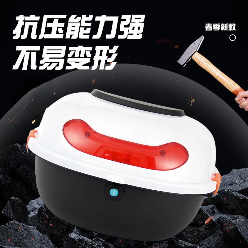 电动车后备箱雅迪爱玛台铃通用国标小龟电瓶车中号收纳储物箱尾箱