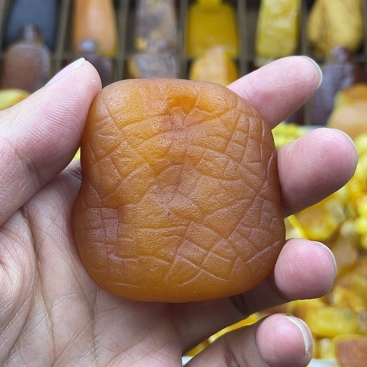 定制琥珀未镶嵌荔枝