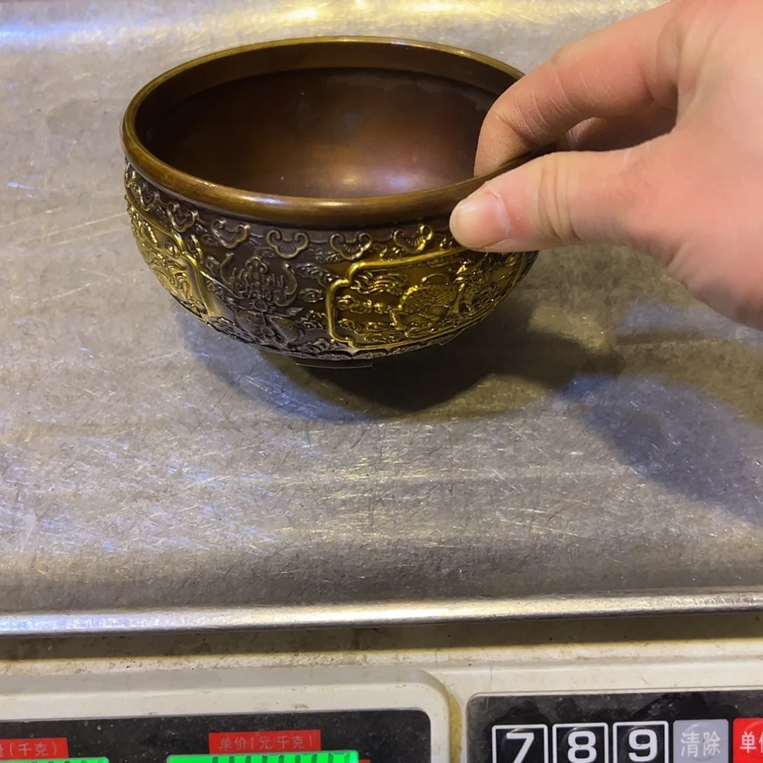 黄铜摆件，文房摆件