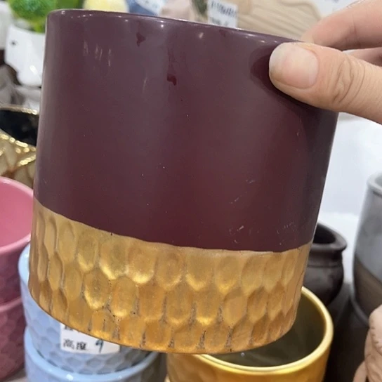 多肉绿植陶瓷花盆9.9包邮