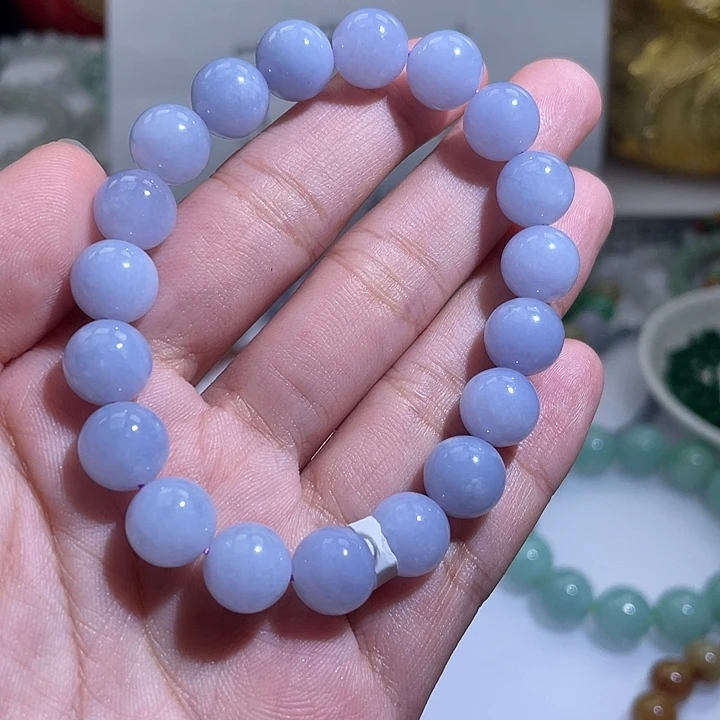 壹****翡翠未镶嵌手链天然翡翠a货