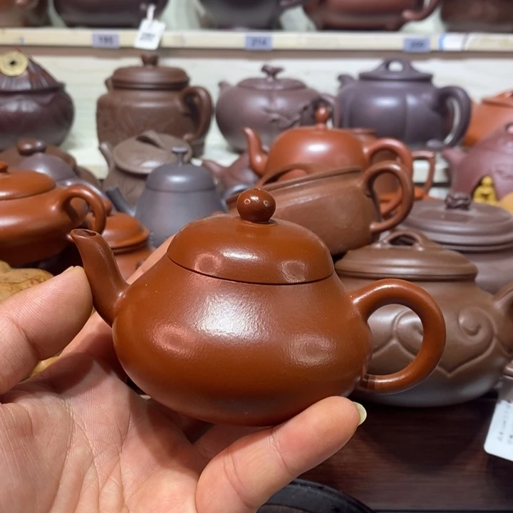 A***灵紫砂茶壶精工制作