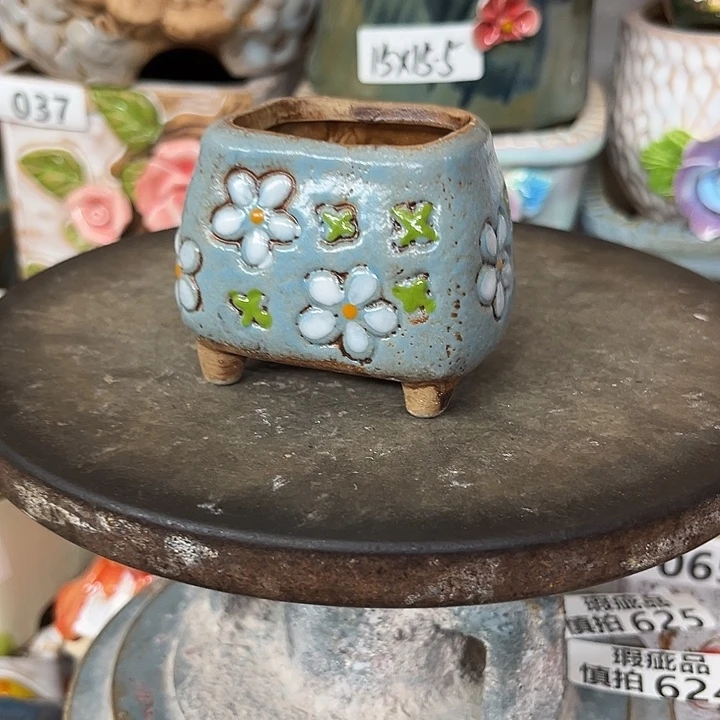粗陶材质多肉花盆