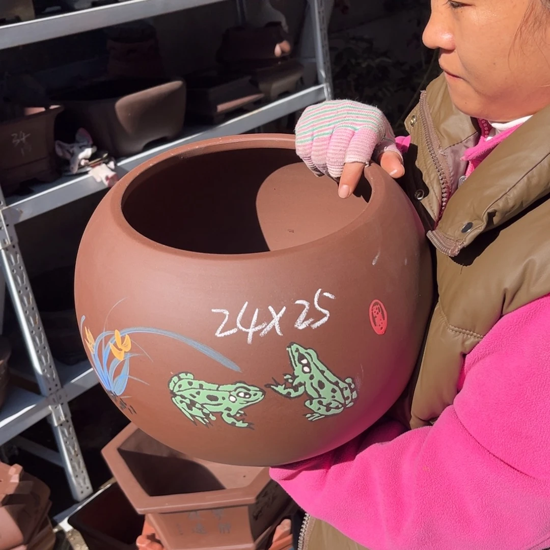 紫砂花盆盆景艺术