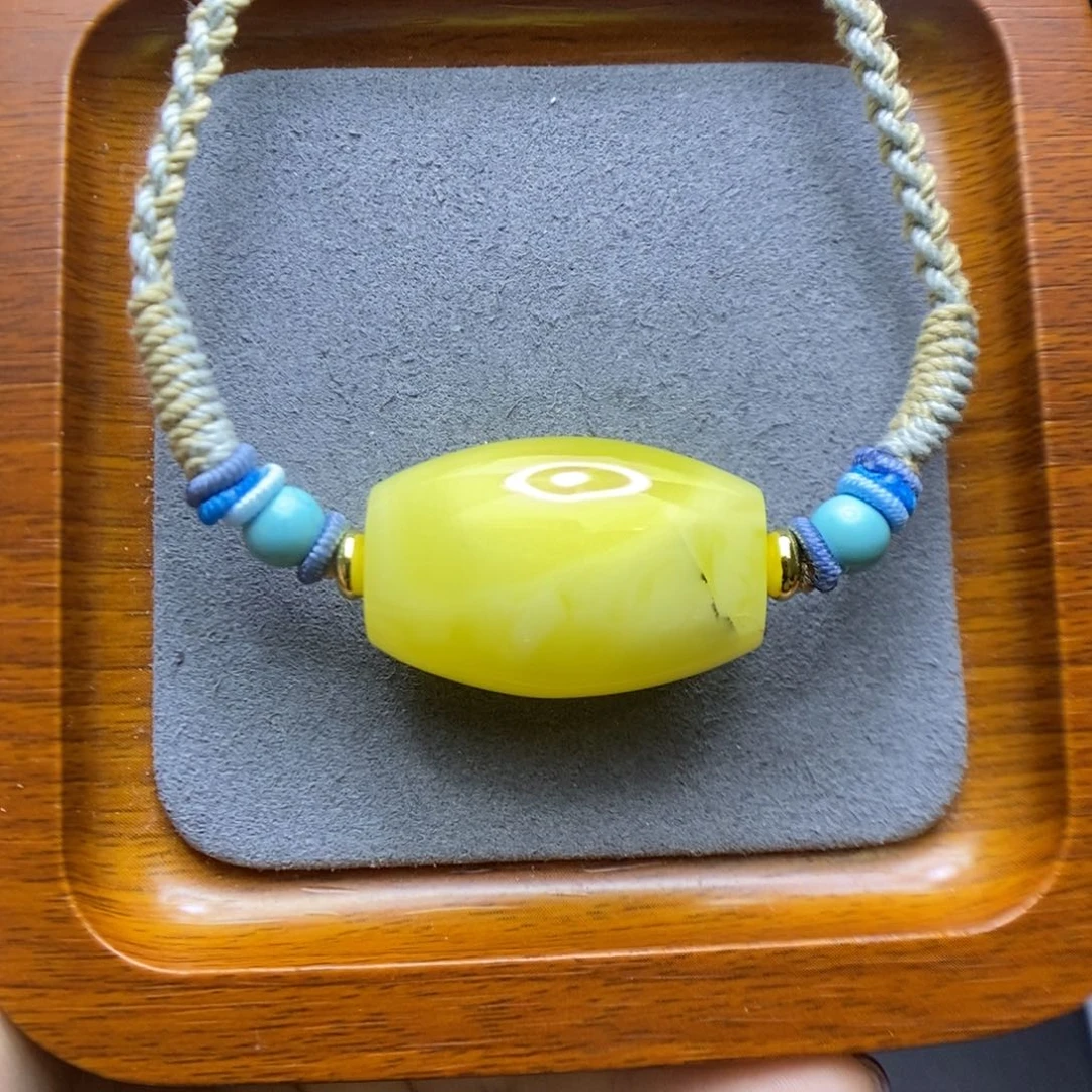 蜜蜡颈饰未镶嵌郎