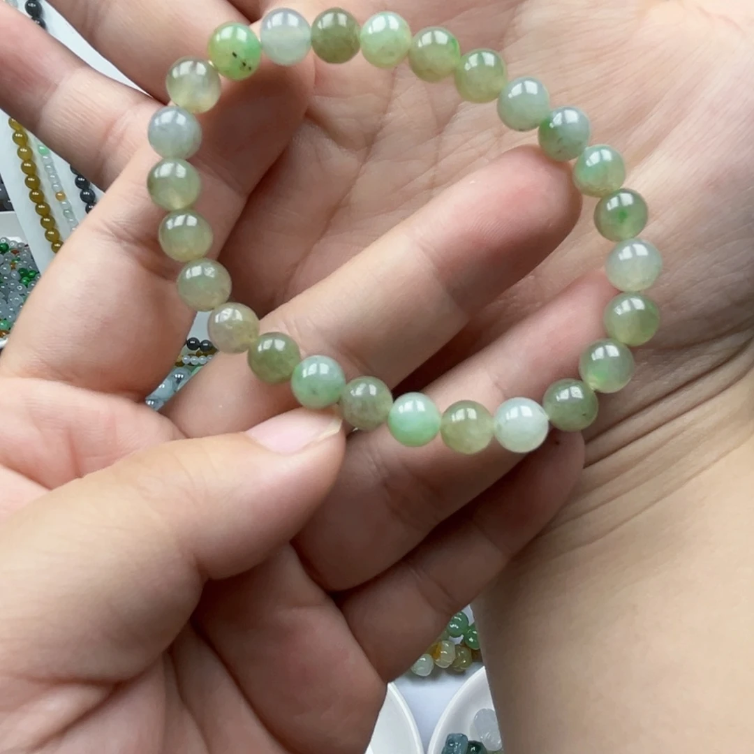 未镶嵌手链翡翠有纹