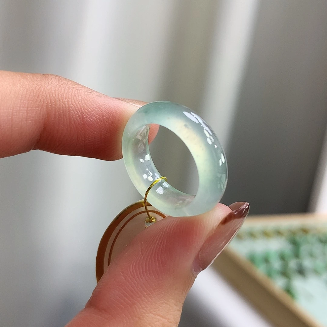 未镶嵌戒指翡翠67圈