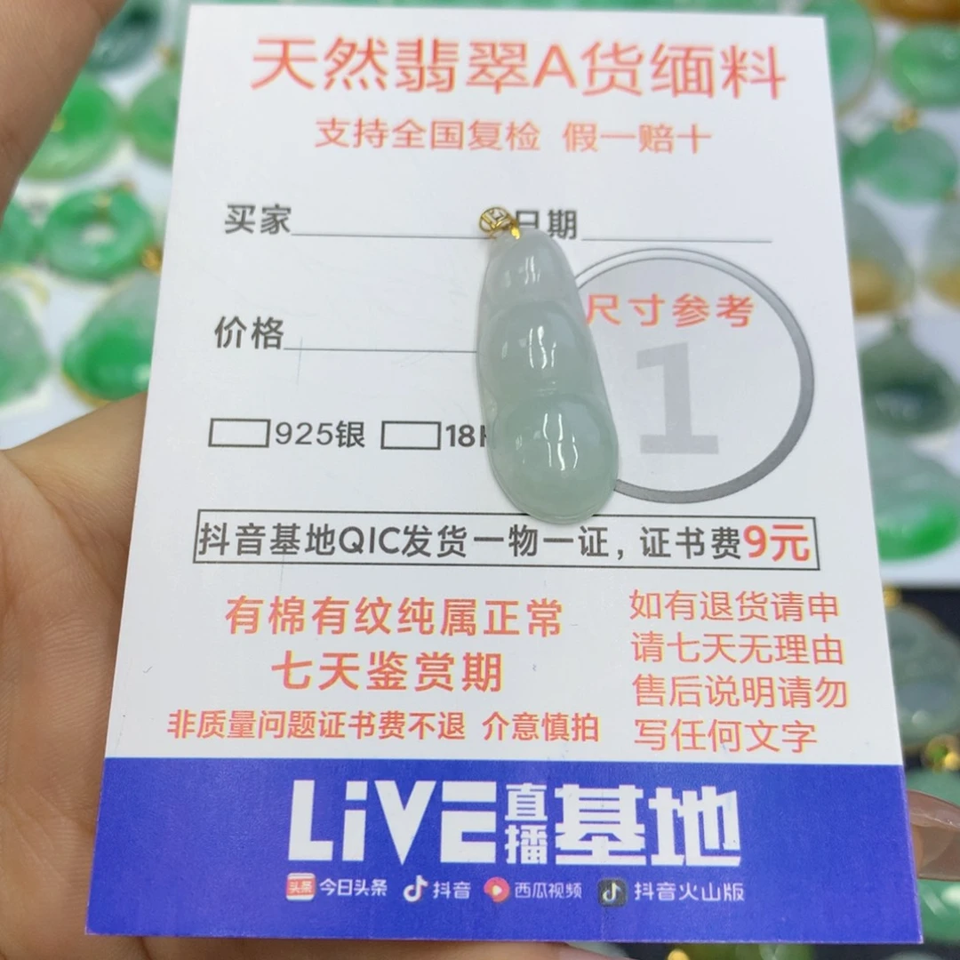 翡翠颈饰未镶嵌翡翠