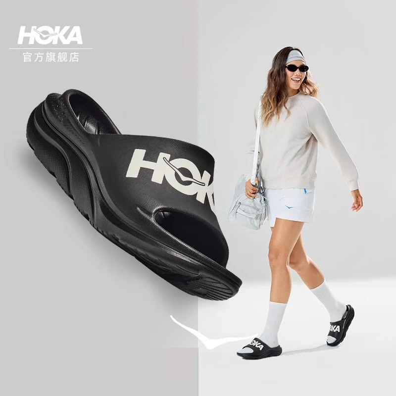 HOKA ONE ONE男女款春季运动拖鞋ORA ATHLETIC SLIDE休闲轻便舒适