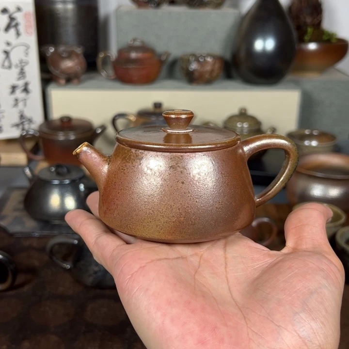 壶微瑕特价白泥裸烧160cc