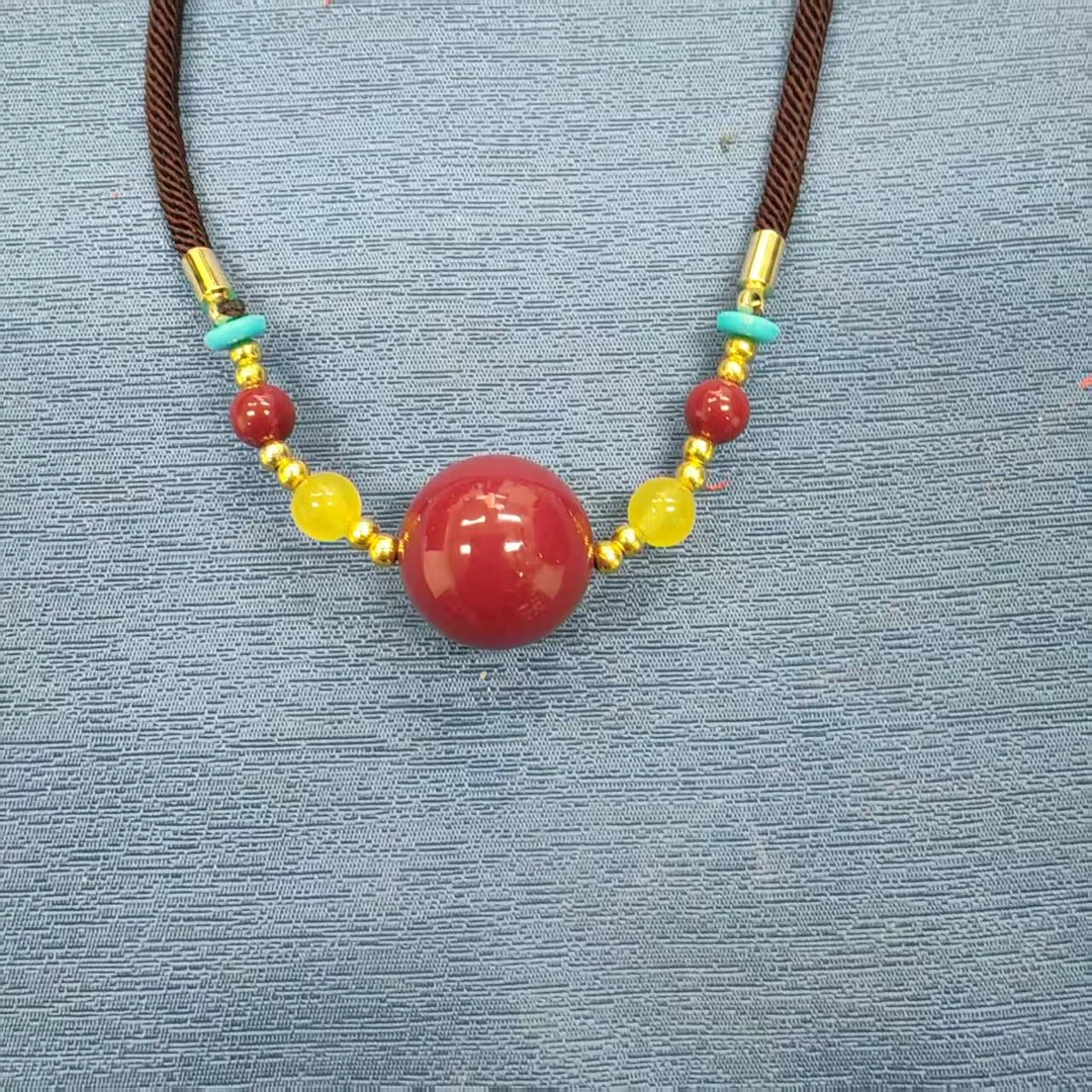 含辰砂工艺品nx602-经典紫金精美锁骨吊坠