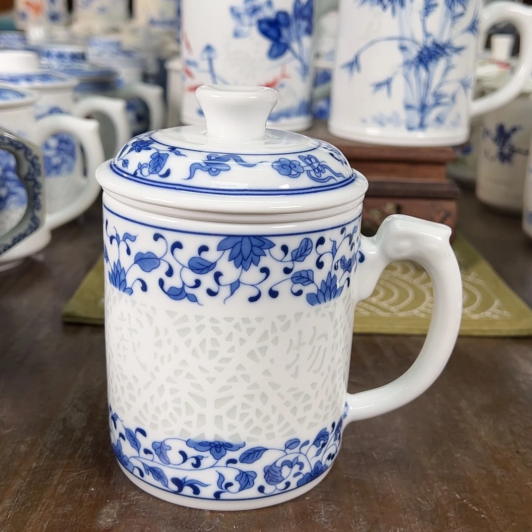 景德镇陶瓷高温陶瓷办公杯