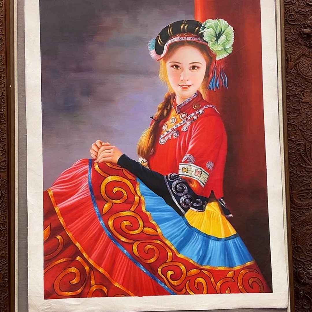 国画画框重量级哦