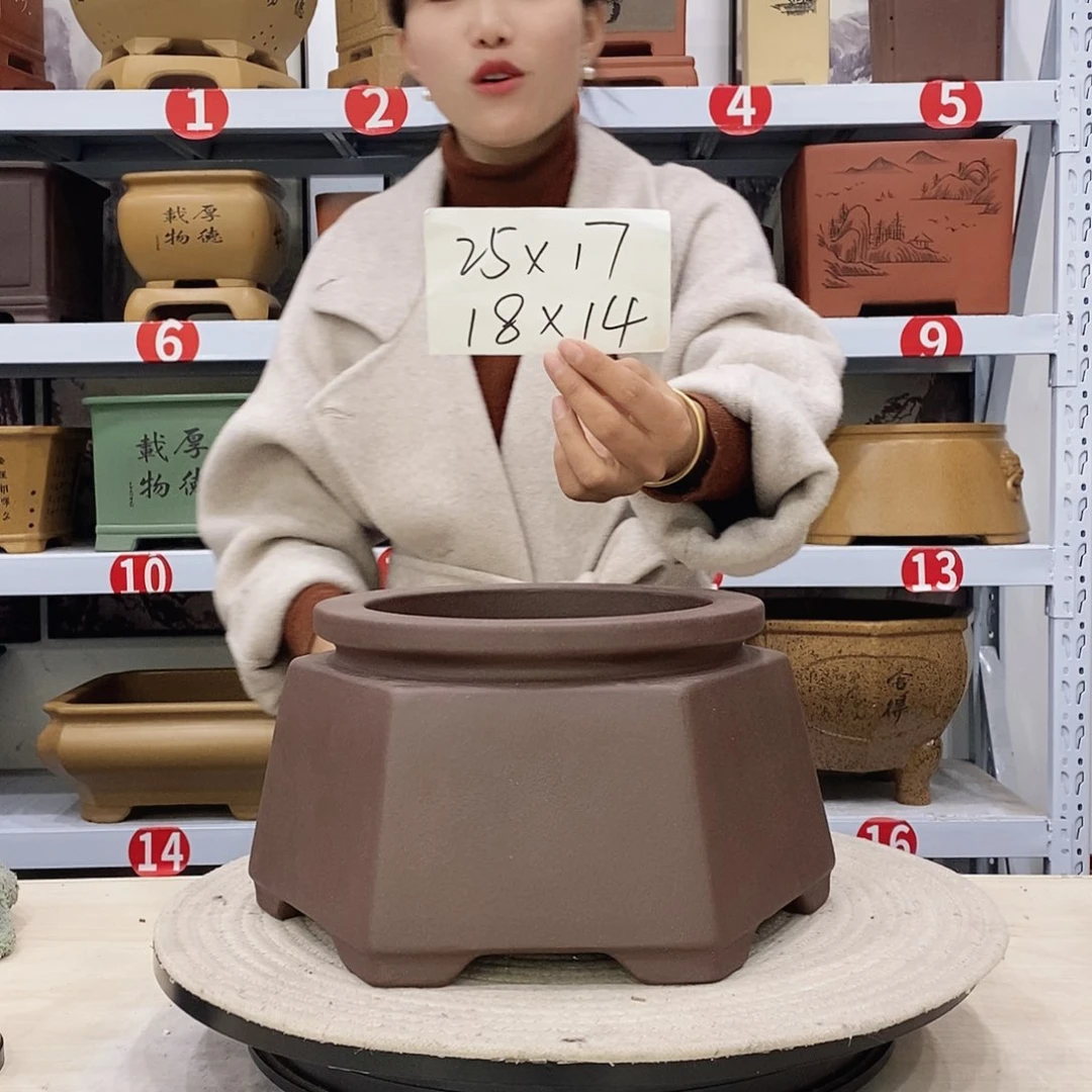 紫砂花盆紫砂花盆