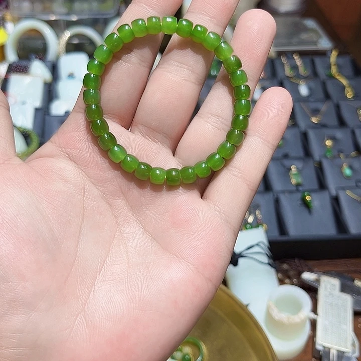 项链未镶嵌和田玉（白玉）