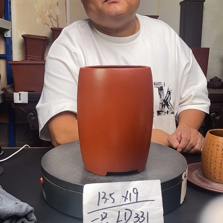 紫砂花盆货号一只LD331