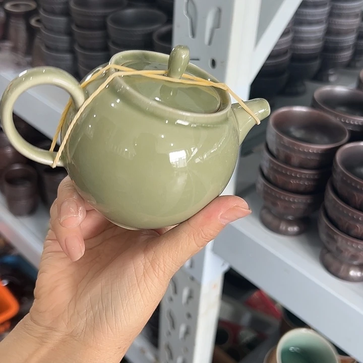 龙泉云间青瓷小米茶器