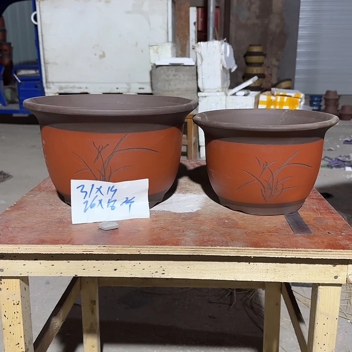 紫砂花盆紫砂花盆60