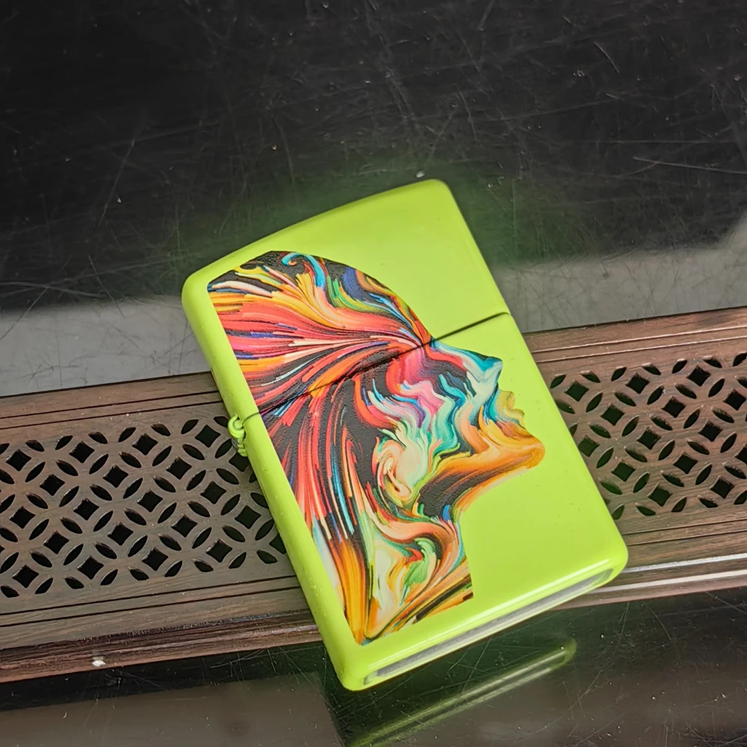 zippo打火机 DB 29083荧光绿女郎  DY9920TZ*959dabai