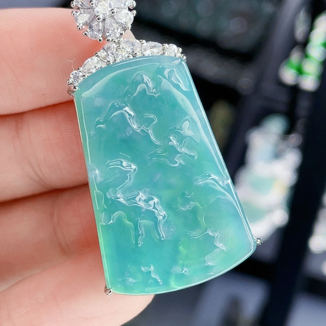 翡翠吊坠(不含链)未镶嵌