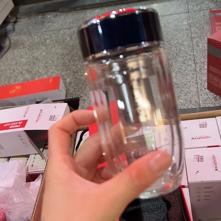 水晶贵族玻璃杯190190蓝灰色玻璃杯